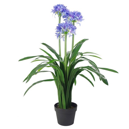 Artificial agapanthus with pot - agapanthus,