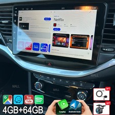 4+64G CAR STEREO FOR VAUXHALL ASTRA K 2015-2019 CARPLAY ANDROID14 GPS FM SAT NAV