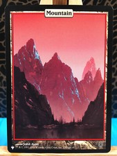 MTG - Mountain. The List / Unhinged. Red - Full Art - Land. 453