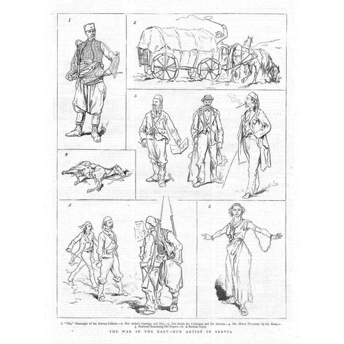Serbia war the east scenes - war,
