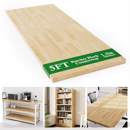 5ft butcher block countertop - butcher,