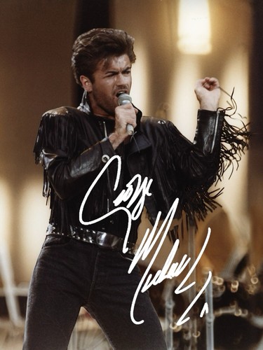 George michael signed - george,