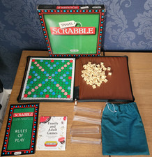 1988 VINTAGE TRAVEL SCRABBLE : Spears Games Padded Case Edition In Original Box