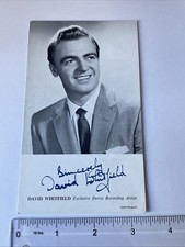  DAVID WHITFIELD Signed  DECCA