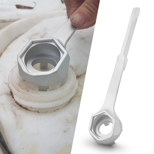 Aluminum oil drum bung - oil, wrench