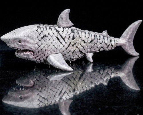 Great white shark - great,