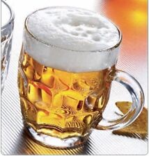 Dimpled Beer Tankard PINT Glass set of 2 - 540ML