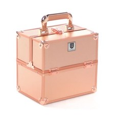 Rose Gold Makeup Case Beauty