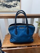Miu Miu cobalt blue handbag