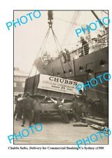 OLD 6 x 4 PHOTO CHUBB SAFE &
