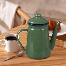 Enamel Coffee Pot Vintage with