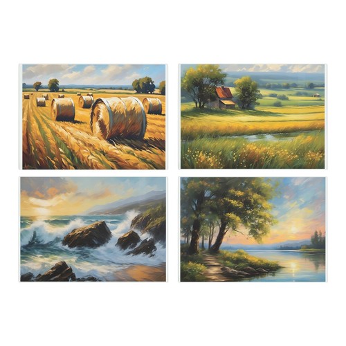 Country landscapes glass - country,
