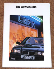 1991 BMW 3 SERIES (E36) Sales Brochure - 325i 320i 318i 316i - MINT CONDITION!