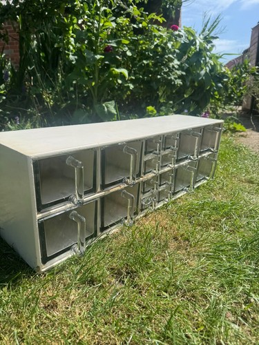 Retro glass drawers - retro, rack