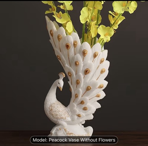 Elegant white gold - &, peacock