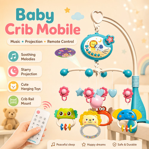 Baby crib mobile - crib,