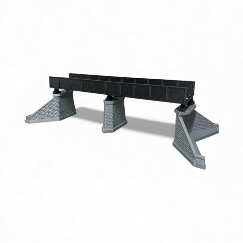 Gauge iron girder bridge - oo,