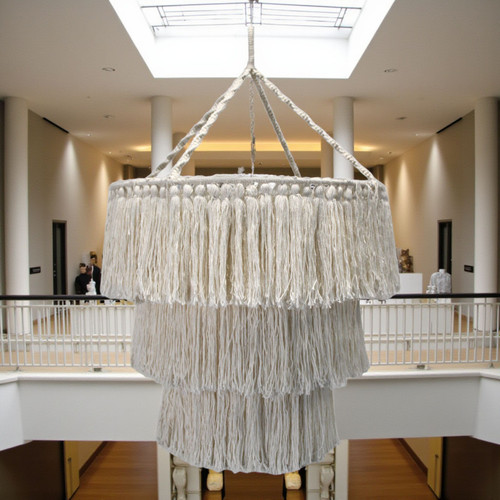 Macrame soft chandelier - soft,