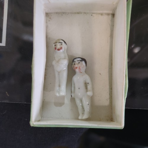 Two antique miniature - two,