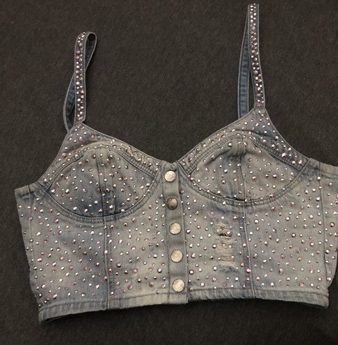 Top shop moto - top, distressed