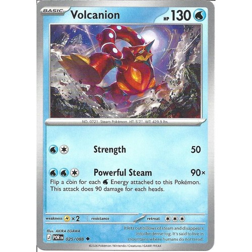 025 088 volcanion uncommon - volcanion, :