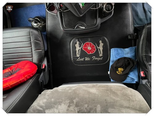 Eco leather floor mats - leather,
