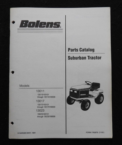 Bolens suburban 13011 - bolens,