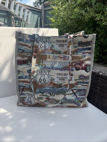 Vintage 90s route tapestry - 90s, 66