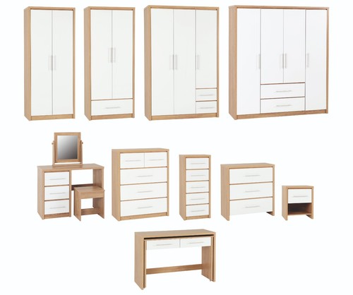Seville white gloss - seville, oak