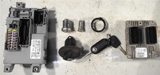 FIAT 500 LOCK SET ECU 1.2 POP FUSE BOX IMMOBILISER BCM 2012 STOP START