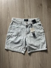 Tu Denim boy shorts light wash