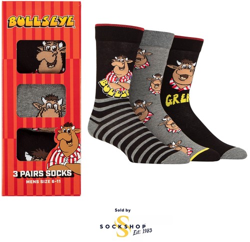 Bullseye mens gift boxed socks - boxed,