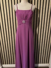 Alexia Designs Pink Prom Dress Gown Embellished Size 8/10 Bridesmaid Occasion