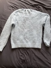 Light Blue Fluffy Jumper