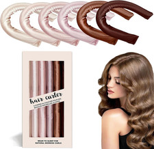 6PCS Heatless Hair Curlers