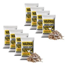 8 x 70L Bag Premium Chicken Wood Chips Hardwood Animal Coop Pens Poultry Run Hen