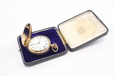 Vintage Tavannes Rolled Gold Boxed Pocket Watch Hand Wind Working
