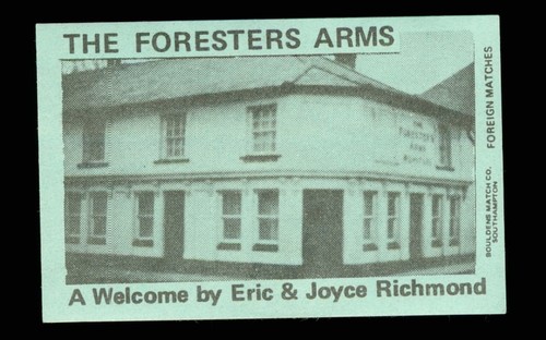 Matchbox label the foresters - label,
