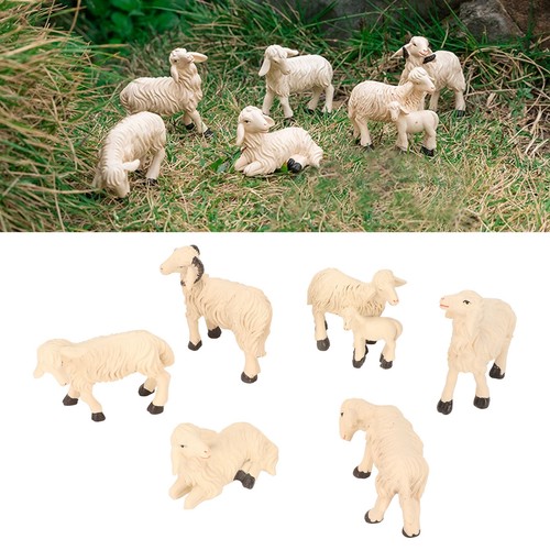 Mini sheep figurine - figurine, uv