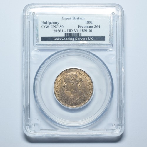 1891 halfpenny - 1891,