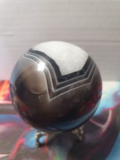 Banded Black Agate Sphere