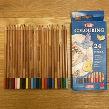 Start Derwent Colouring Pencils Pack Of 24 Barely Used Creative Artists Drawing