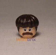 Lego Professor Flitwick Head + Hair piece from set 4842 for Harry Potter NEW