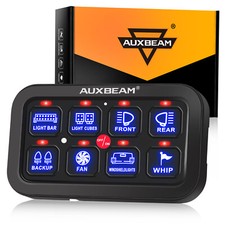 Auxbeam Switch Panel 8 Gang