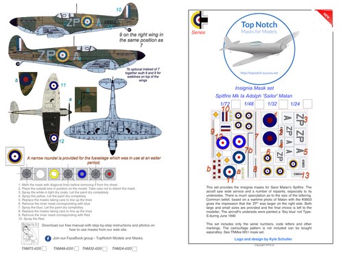 Topnotch spitfire mk1a a - topnotch, zp-a