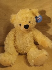 GUND Charley White soft plush Teddy Bear small 14”