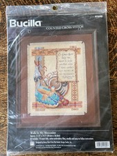 Bucilla Counted Cross Stitch Kit "Walk in My Moccasins" No. 41690