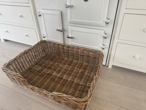 Beautiful willow dog basket - willow,