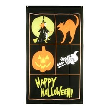 Happy halloween flag 5ftx3ft