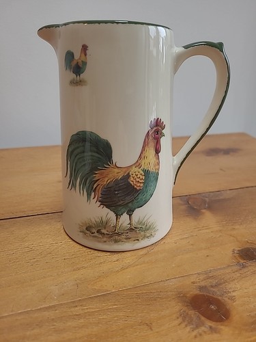 Rustic cockerel jug - made, in